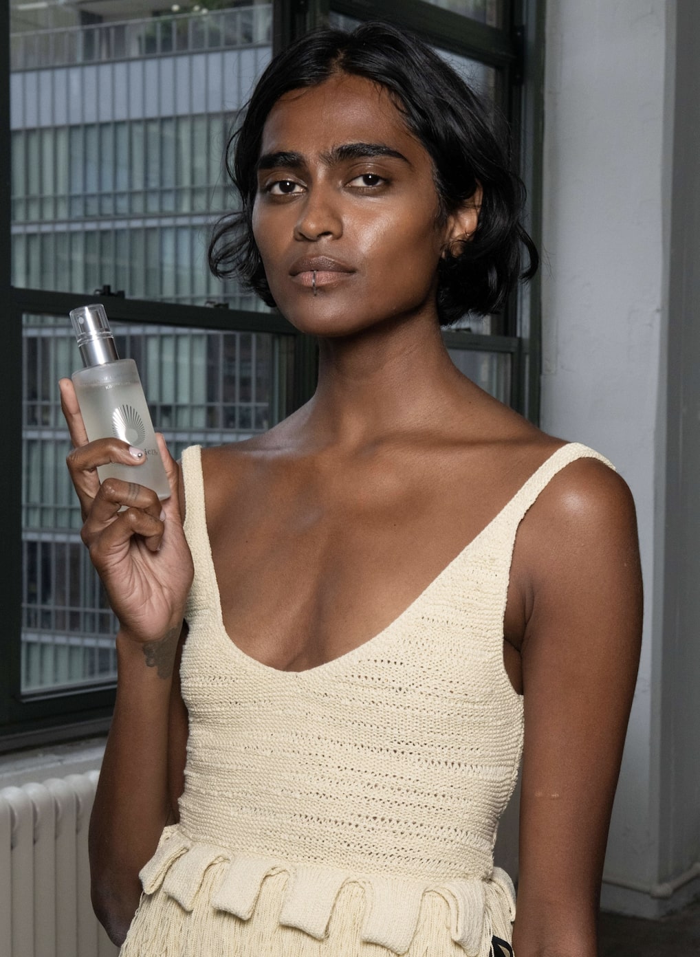 The New York Fashion Week Runway Beauty Look with Omorovicza and Nanushka